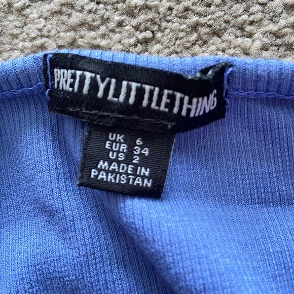 Blue Pretty Little Thing Corset Top - Picture 2 of 2